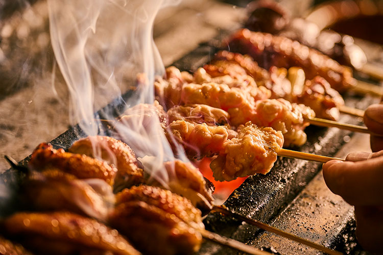 焼きシーン